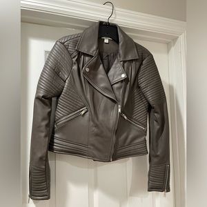 Bar III Leather Jacket